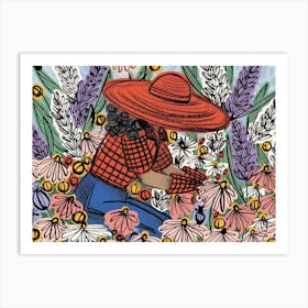 Gardener Lady Art Print