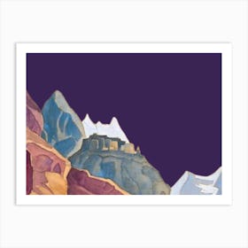 Mountain Scene Art Print