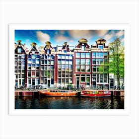 Amsterdam Canals 4 Art Print