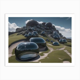 Glass Domes Art Print