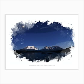 Parque Nacional Torres Del Paine, Southern Patagonia, Chile Art Print