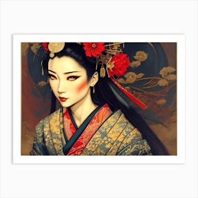 Geisha 32 Art Print