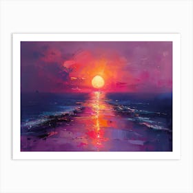 Sunset 11 Art Print