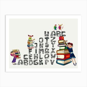 Children'S Books Art Print