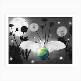 The Luna Moth Art Print