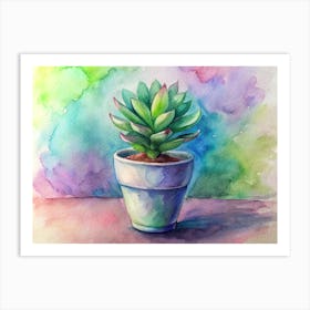 Succulent Painting 2 Art Print