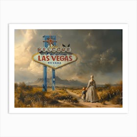 Lost in Vegas Art Print