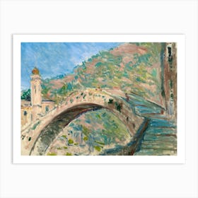 Claude Monet'S Bridge 1 Art Print