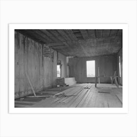 Untitled Photo, Possibly Related To Southeast Missouri Farms Project, Interior Of House Being Remodeled By Art Print