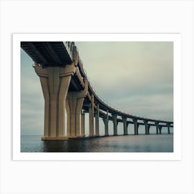 Bridge Stock Videos & Royalty-Free Footage Art Print