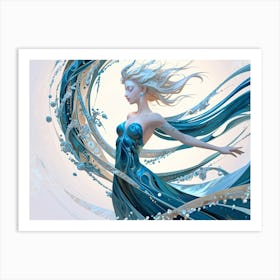 Mermaid 6 Art Print