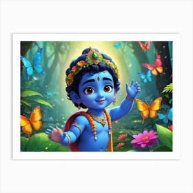 Krishna 1 Art Print