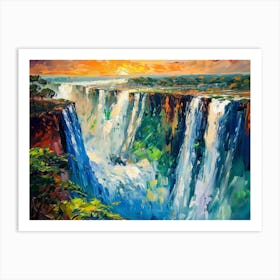 Victoria Falls Art Print