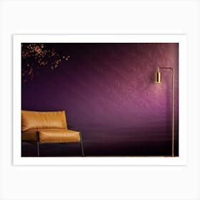 Autumn Themed Business Wallpaper Showcasing A Gradient Of Pink To Purple With A Splash Of Colorful (2) Art Print