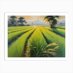 Rice Field Art Print