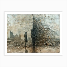 Temporal Resonances: A Conceptual Art Collection. 'Diaspora' Art Print