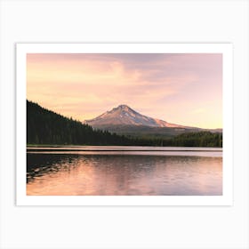 Mount Hood Summer At The Lake Art Print