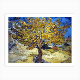 Mulberry Tree, 1889 By Vincent Van Gogh Art Print