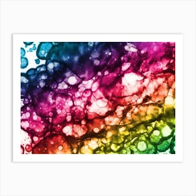 Multicolored Spots Art Print