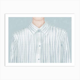 Striped Shirt Art Print