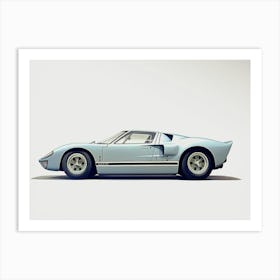 Ford Gt40 Sport Car Style Art Print