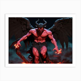 Demon 5 Art Print