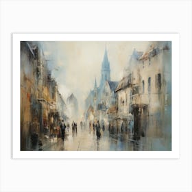 Wet Street 1 Art Print