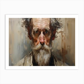 Portrait Of An Old Man 3 Art Print