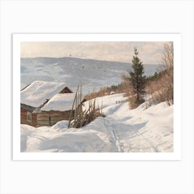 Winter Scene 1 Art Print