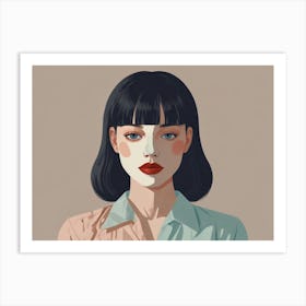 Portrait Of A Woman 69 Art Print