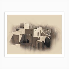 Omanske RUINS Art Print