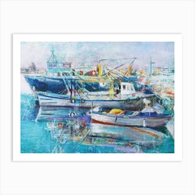 Boats at Rest Art Print