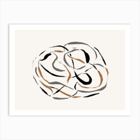 Abstract Rose Art Print