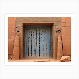 Door To The Egyptian Temple Art Print