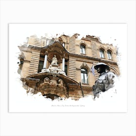 Martin Place, City Centre & Haymarket, Sydney Art Print