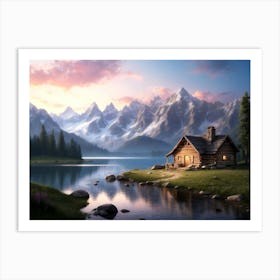 Mountain Reverie 3 Art Print