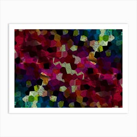 Modern Color Mosaic Art Print