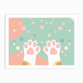 Cat Paws 5 Art Print