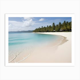 White Sand Beach 5 Art Print