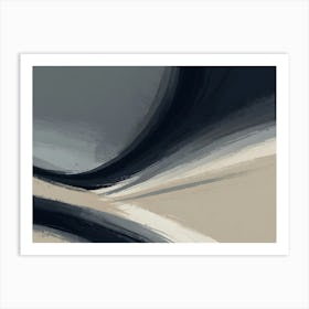 Abstract Painting hamptons 1 Art Print