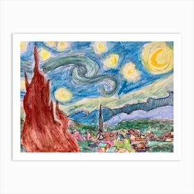 The Starry Night Art Print