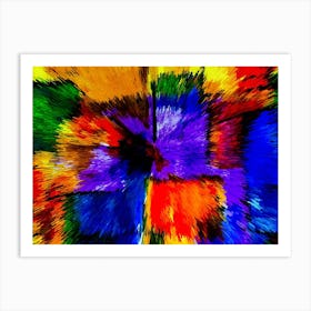 Acrylic Extruded Painting 134 Art Print