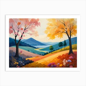 Autumn Landscape 4 Poster