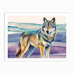 Wolf Painting Art Print