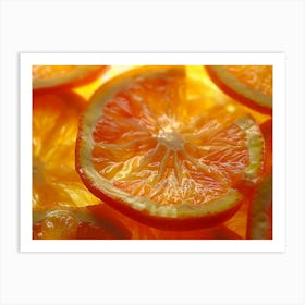 Orange Slices 4 Art Print