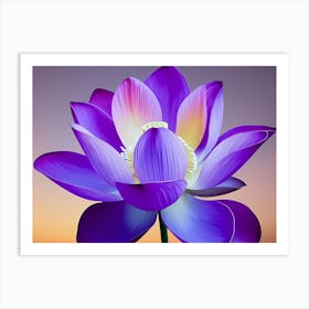 Lotus Flower Art Print