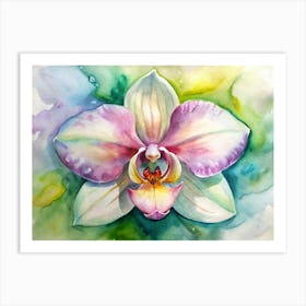 Orchid Painting Art Print