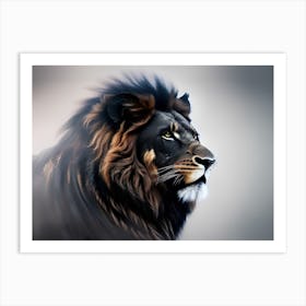 Lion Portrait 1 Art Print