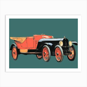 Vintage Car 1 Art Print