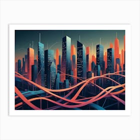 Cityscape 9 Art Print